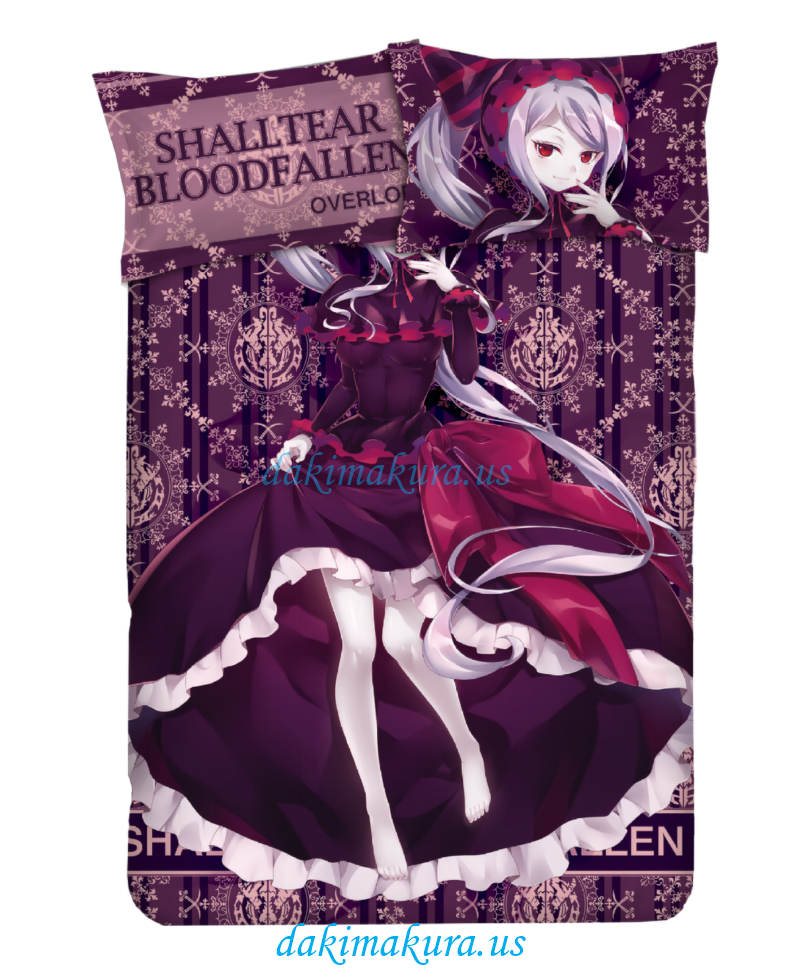 Shalltear bloodfallen-Overlord Anime Bed Blanket Duvet Cover with Pillow Covers